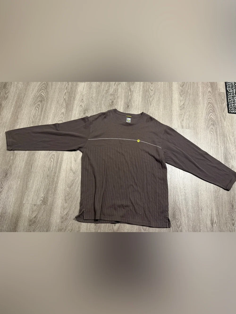 Vintage North Face A5 Series Shirt Thermal TNF Long Sleeve Thermal Brown XL